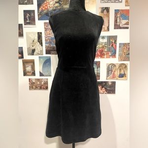 French Connection Black Corduroy Sleeveless Jumper Mini Dress 10